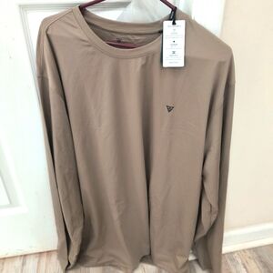 Maelreg Dynamic Flex Performance Navy Blue Long Sleeve Shirt Golf Sun Mens 2XL